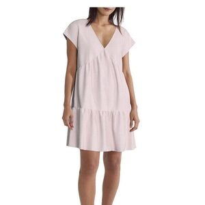 Time and Tru short sleeve pink seer sucker dress, XXL